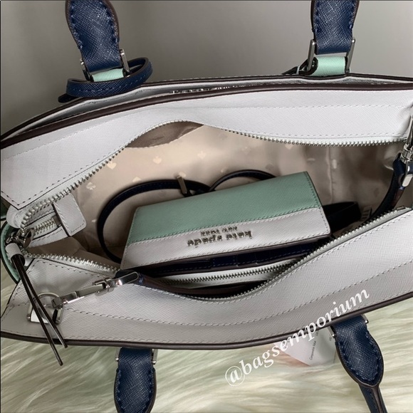 Kate Spade Leather Satchel Crossbody / Wallet Set - Picture 8 of 14